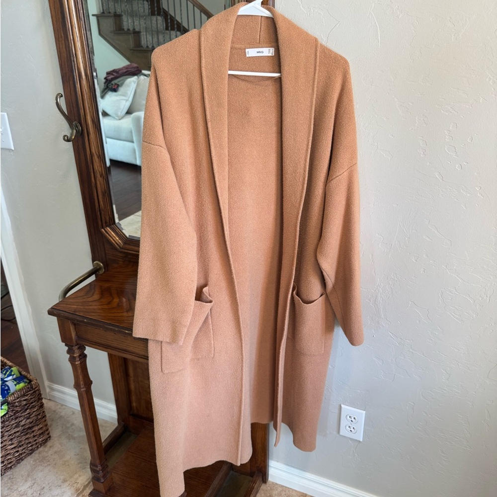 Mango Tan Trench Coat Elegant Timeless Design